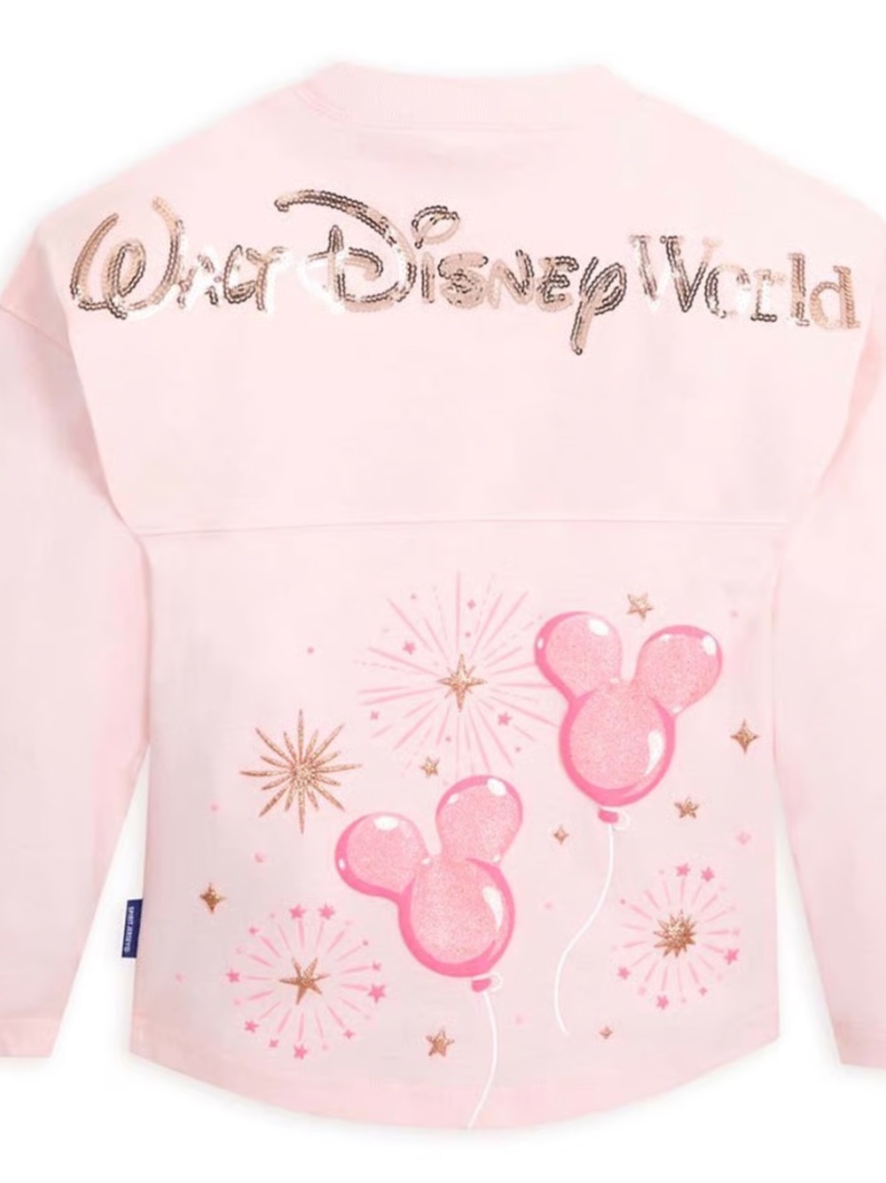 Disney World XL Spirit Jersey Pink Sequin-Logo